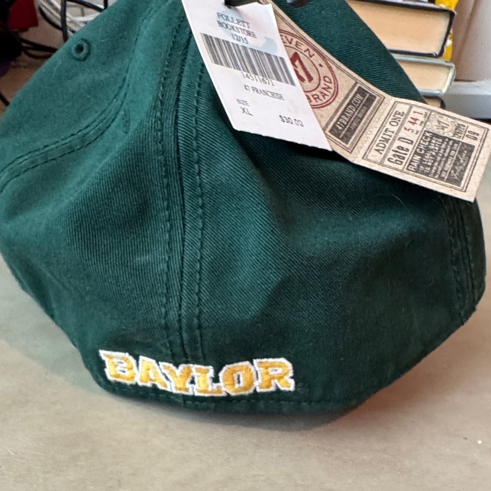 47 Brand Green Cap with Yellow Baylor University Logo - Picture 2 of 4